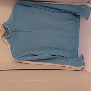 SPYDER Women's 1/4 Zip Blue Fleece Pullover  Size 6